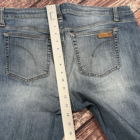 Joes Women Easy Crop Rita Slouchy Blue Wash Denim Stretch Jeans Sz 32X26 (36X26) - Picture 14 of 14